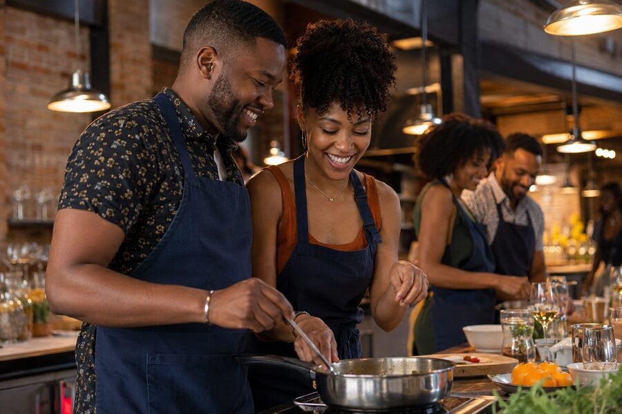Couples' Cooking Series at Blue Steel Bistro