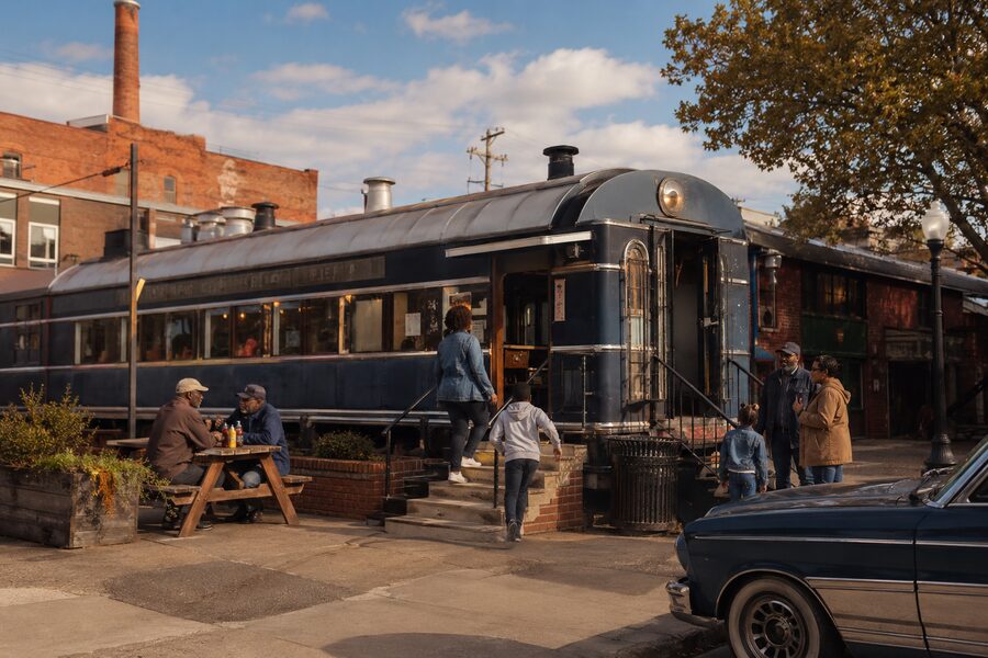 The Railhouse Diner in Riverside Commons